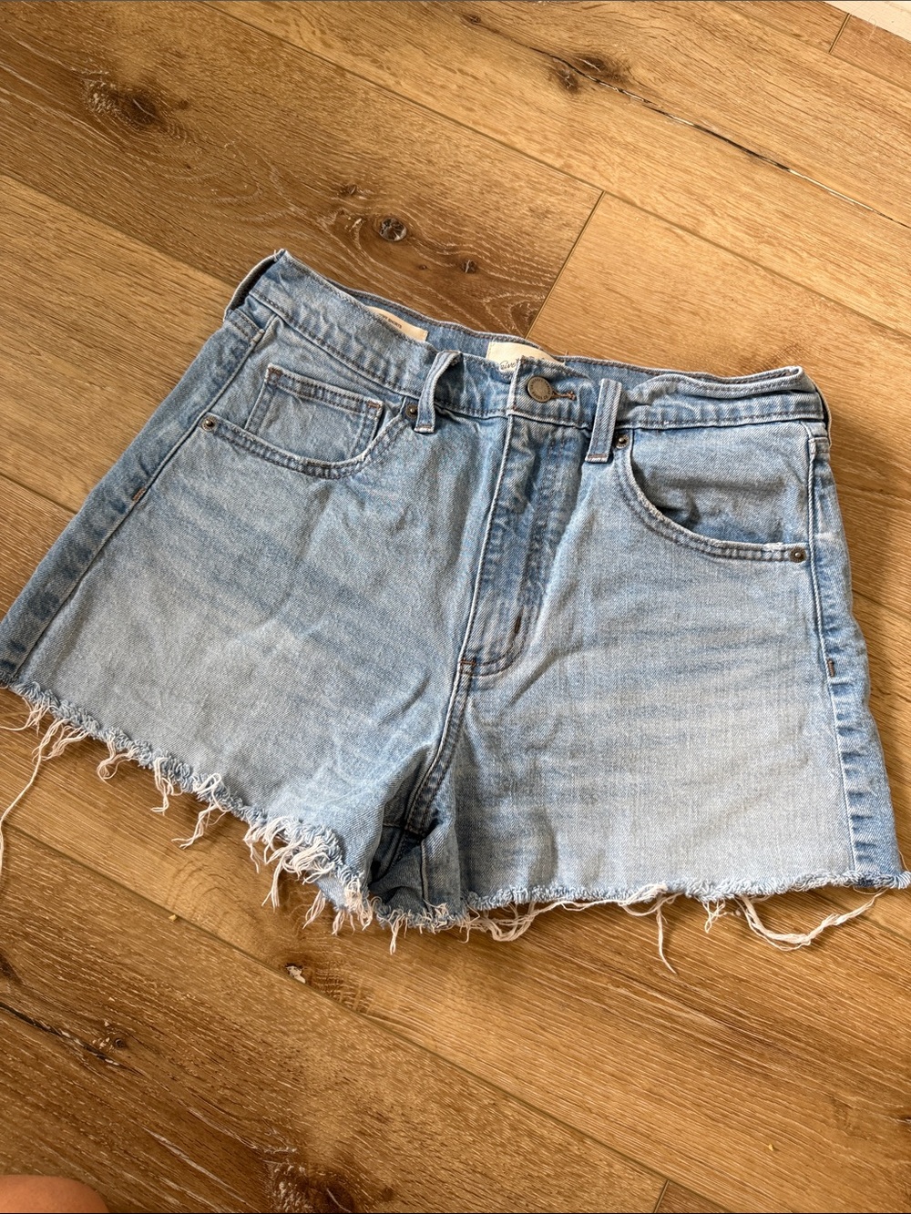 Universal Thread Light Wash Denim Cutoff Shorts - Picture 3 of 4